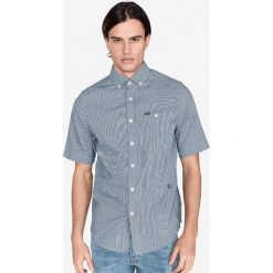 G-Star RAW Koszula Niebieski Biały. Niebieskie koszule męskie G-Star RAW, s, w kratkę, z bawełny, retro, bez kołnierzyka, z krótkim rękawem. Za 395,95 zł.