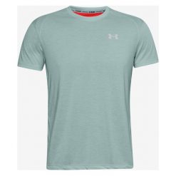 Under Armour Streaker 2.0 Koszulka Niebieski Zielony. Niebieskie podkoszulki męskie Under Armour, m, bez wzorów, z elastanu, bez kołnierzyka, krótkie. Za 171,95 zł.