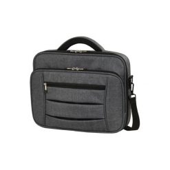 Torba na laptopa HAMA Business 15.6 cali Szary. Szare torby na laptopa HAMA, w paski, z materiału, eleganckie. Za 119,99 zł.