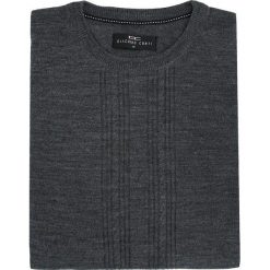 Sweter PIETRO PW 15-47SR. Szare swetry klasyczne męskie Giacomo Conti, m, z jedwabiu. Za 199,00 zł.
