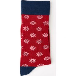 Skarpety snowflake czerwony. Czerwone skarpetki męskie Recman. Za 29,00 zł.