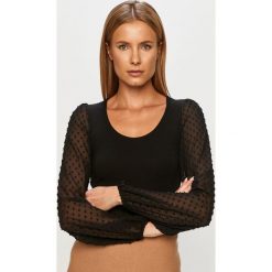 Tally Weijl - Bluzka. Bluzki damskie TALLY WEIJL, s, bez wzorów, z elastanu, casualowe, z okrągłym kołnierzem, z długim rękawem. Za 59,90 zł.