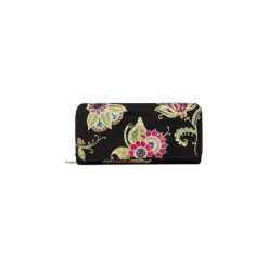 Desigual portfel damski Mone Anubis Maria czarny. Czarne portfele damskie Desigual, w kwiaty. Za 249,00 zł.