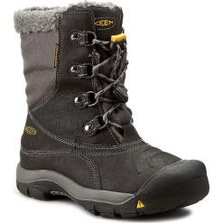 Buty zimowe chłopięce: Śniegowce KEEN – Basin Wp 1015014 Black/Gargoyle