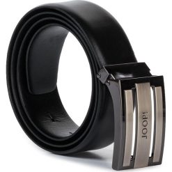 Pasek Męski JOOP! - 7263 Black 001. Czarne paski męskie JOOP!, w paski, ze skóry. Za 349,00 zł.