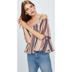 Pepe Jeans - Top. Szare topy damskie marki Pepe Jeans, s, z poliesteru. W wyprzedaży za 179,90 zł.