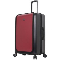 Mia Toro walizka podróżna M1709/2-L - czarna/bordowa. Czerwone walizki Mia Toro, bez wzorów, sportowe. W wyprzedaży za 686,00 zł.