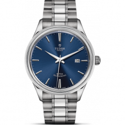 ZEGAREK TUDOR 12700 65070 BLUE INDEX W. Niebieskie zegarki męskie TUDOR. Za 10190,00 zł.