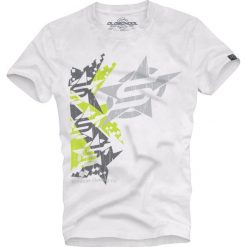 T-shirt męski OLDSCHOOL biały. Białe t-shirty męskie Oldschool, xxl, bez wzorów, klasyczne, z okrągłym kołnierzem. Za 19,99 zł.