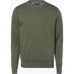 Tommy Hilfiger - Męska bluza nierozpinana, zielony. Zielone bluzy męskie rozpinane marki TOMMY HILFIGER, m, z napisami. Za 199,95 zł.