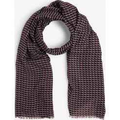 Tommy Hilfiger - Szalik damski, niebieski. Niebieskie szaliki damskie TOMMY HILFIGER, bez wzorów. Za 299,95 zł.