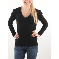 SuperDry Sweter Czarny. Czarne bluzy damskie Superdry, l, bez wzorów, z bawełny, bez rękawów, bez kaptura. Za 197,95 zł.