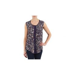 Topy na ramiączkach / T-shirty bez rękawów Freeman T.Porter TWEELANA. Niebieskie bluzki damskie marki Freeman T. Porter, s, bez wzorów, bez kołnierzyka, bez rękawów. Za 279,20 zł.