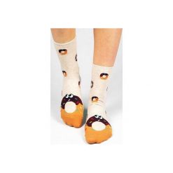 Skarpetki w donaty / pączki. Brązowe skarpetki damskie marki Candysox.pl. Za 30,00 zł.