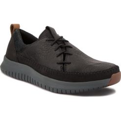 Półbuty CLARKS - Aiston Run 261353877 Black Leather. Czarne półbuty skórzane męskie Clarks. W wyprzedaży za 349,00 zł.