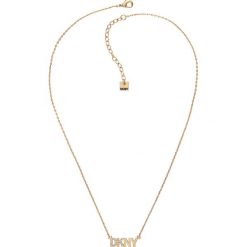 Dkny - Naszyjnik. Żółte naszyjniki damskie DKNY, z kryształem, metalowe. Za 249,90 zł.