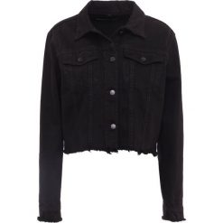 Kurtki damskie: J Brand FRAY Kurtka jeansowa black