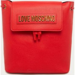 Love Moschino - Plecak. Czerwone plecaki damskie Love Moschino, bez wzorów, ze skóry ekologicznej. Za 839,90 zł.