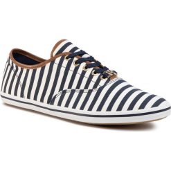Tenisówki TOM TAILOR - 2791407 Cobalt Blue. Brązowe półbuty męskie Tom Tailor, na co dzień, bez wzorów, z gumy, bez zapięcia. Za 159,99 zł.