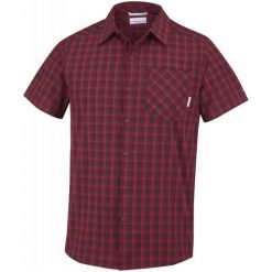 Columbia Koszula Męska Triple Canyon Ss Shirt Tapestry Plaid L. Pomarańczowe koszule męskie Columbia, s, bez wzorów, ze skóry, sportowe, bez kołnierzyka, z krótkim rękawem, krótkie. Za 285,00 zł.