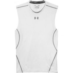 Under Armour Koszulka termoaktywna Under Armour HeatGear Compression Sleeveless 1257469-100 - 1257469-100*L. Szare koszulki sportowe męskie marki Under Armour, z elastanu, sportowe. Za 102,36 zł.