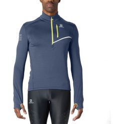 Bejsbolówki męskie: Salomon Bluza męska Fast Wing Mid Night Sky/Medieval Blue r. XXL (403554)