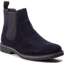 Sztyblety VAGABOND - Belgrano 4472-040-67 Indigo. Niebieskie sztyblety męskie Vagabond, z materiału. Za 499,00 zł.