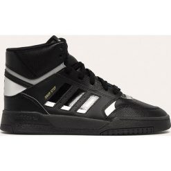 Adidas Originals - Buty Drop Step. Czarne sneakersy męskie adidas Originals, z okrągłym noskiem, na sznurówki. Za 379,90 zł.