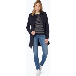 S.Oliver Casual - Płaszcz damski, niebieski. Niebieskie płaszcze damskie marki s.Oliver Casual, s, bez wzorów, z bawełny, casualowe. Za 449,95 zł.