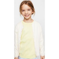 Mango Kids - Kardigan dziecięcy Emma2 104-164 cm. Szare swetry dziewczęce marki Mango Kids, z bawełny. W wyprzedaży za 39,90 zł.