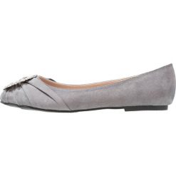 Baleriny damskie lakierowane: Lost Ink Wide Fit ERIN TRIM Baleriny grey