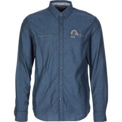 Koszula "Square" - Regular fit - w kolorze niebieskim. Niebieskie koszule męskie Tom Tailor, m, bez wzorów, z bawełny, z klasycznym kołnierzykiem, bez rękawów. W wyprzedaży za 78,95 zł.
