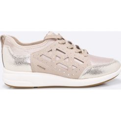 Geox - Buty. Szare buty sportowe damskie Geox, z materiału. W wyprzedaży za 329,90 zł.