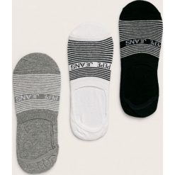 Pepe Jeans - Stopki Audrey (3-pack). Szare skarpetki damskie Pepe Jeans, bez wzorów, z elastanu. W wyprzedaży za 59,90 zł.