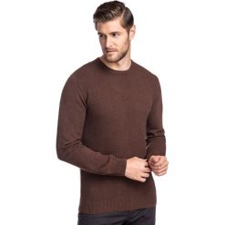 Sweter DOMENICO SWKR000278. Pomarańczowe swetry męskie Giacomo Conti, m, bez wzorów, z bawełny, bez kołnierzyka, bez kaptura. Za 249,00 zł.