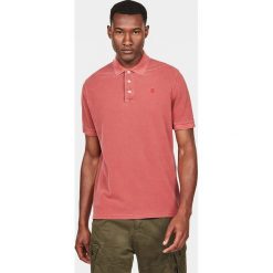 Koszulka polo "Halite" w kolorze czerwonym. Czerwone koszulki męskie G-Star, m, bez wzorów, z bawełny, polo, bez rękawów. W wyprzedaży za 155,95 zł.