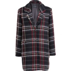 Płaszcz boucle w kratę bonprix czarny w kratę. Czarne płaszcze damskie bonprix, klasyczne. Za 139,99 zł.