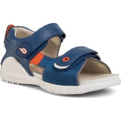 Sandały BIOMECANICS - 202181 S A-Azul Electrico. Niebieskie sandały chłopięce Biomecanics, ze skóry, bez zapięcia. Za 249,00 zł.