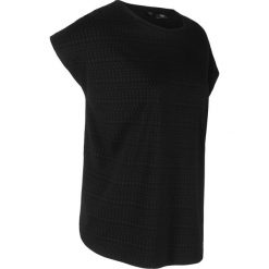 Shirt sportowy, krótki rękaw bonprix czarny. Czarne bluzki sportowe damskie bonprix, bez wzorów, bez kołnierzyka, z krótkim rękawem, krótkie, bez kaptura. Za 32,99 zł.