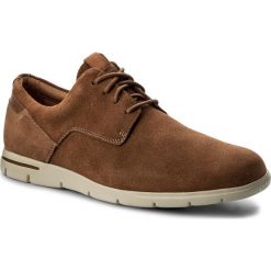 Półbuty CLARKS - Vennor Walk 261317497 Dark Tan Suede. Brązowe półbuty skórzane męskie Clarks. W wyprzedaży za 229,00 zł.