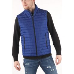 Geox Wilmer Kamizelka Niebieski. Niebieskie płaszcze męskie Geox, na wiosnę, l, z materiału. Za 540,95 zł.