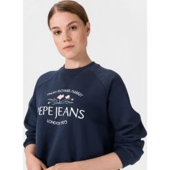Pepe Jeans Bindy Bluza Niebieski. Niebieskie bluzy damskie Pepe Jeans, s, z haftami, z bawełny, bez rękawów, bez kaptura. Za 292,95 zł.