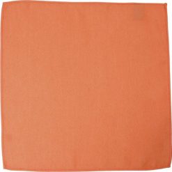 Elegancka, Męska Poszetka - ALTIES - Pomarańcz POSZALTTANIA0165. Poszetki męskie Alties, bez wzorów, z materiału, eleganckie. Za 16,90 zł.