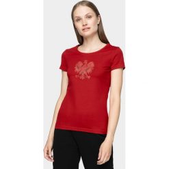 Koszulka kibica damska. T-shirty damskie xxl, z nadrukiem, z bawełny, bez kołnierzyka, bez rękawów, bez kaptura. Za 49,99 zł.