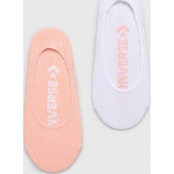 Converse - Skarpetki (2-pack). Różowe skarpetki damskie Converse, bez wzorów, z elastanu. Za 39,90 zł.
