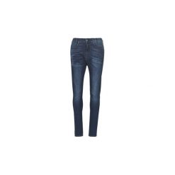 Jeansy slim fit G-Star Raw D-STAQ MID BOY SLIM. Niebieskie jeansy damskie G-Star RAW, bez wzorów, z jeansu. Za 569,00 zł.