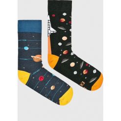 Medicine - Skarpety Nasa (2-pack). Szare skarpetki męskie marki MEDICINE, z bawełny. W wyprzedaży za 23,90 zł.