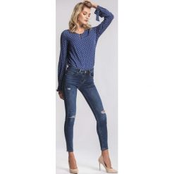 Niebieskie Jeansy Go Down Swinging. Niebieskie jeansy damskie other, s. Za 49,99 zł.