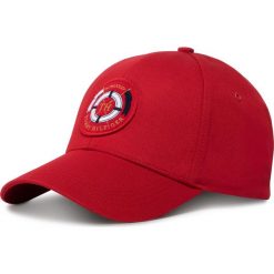 Czapka z daszkiem TOMMY HILFIGER - RoundPatch Cap AM0AM05764 XBE. Czerwone czapki męskie TOMMY HILFIGER, bez wzorów, z bawełny. W wyprzedaży za 139,00 zł.