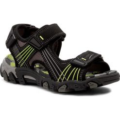 Sandały SUPERFIT - 0-00100-01 M Schwarz. Czarne sandały chłopięce marki Superfit, z materiału. W wyprzedaży za 179,00 zł.